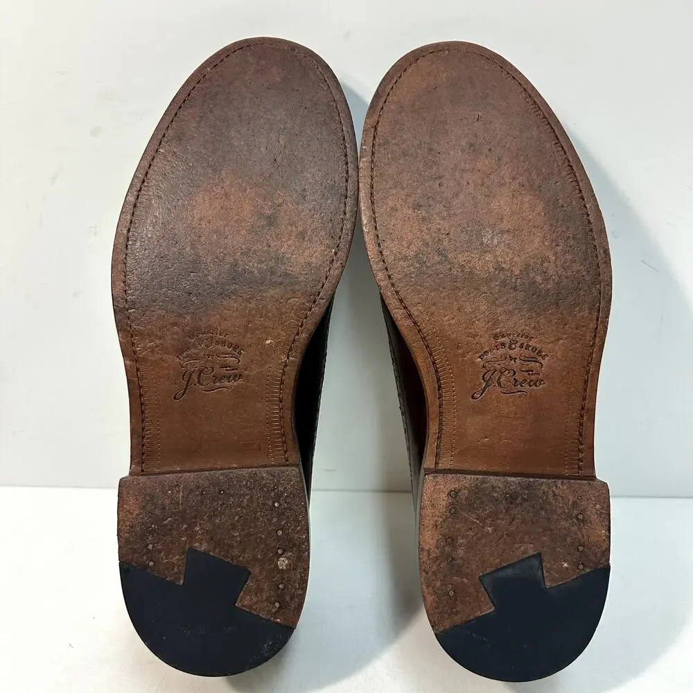 VGUC Grant Stone x J. Crew Ludlow Longwing Wingtip Derby Bench Made 10 D